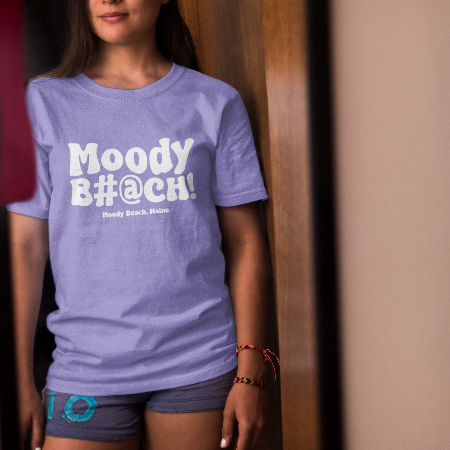 Moody B#@ch (Moody Beach) Short Sleeve T-Shirt