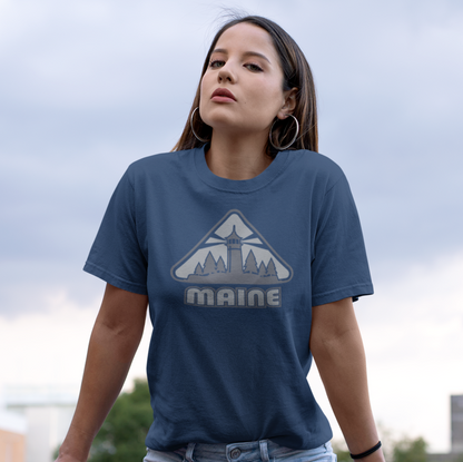 Maine Retro Short Sleeved T-Shirt