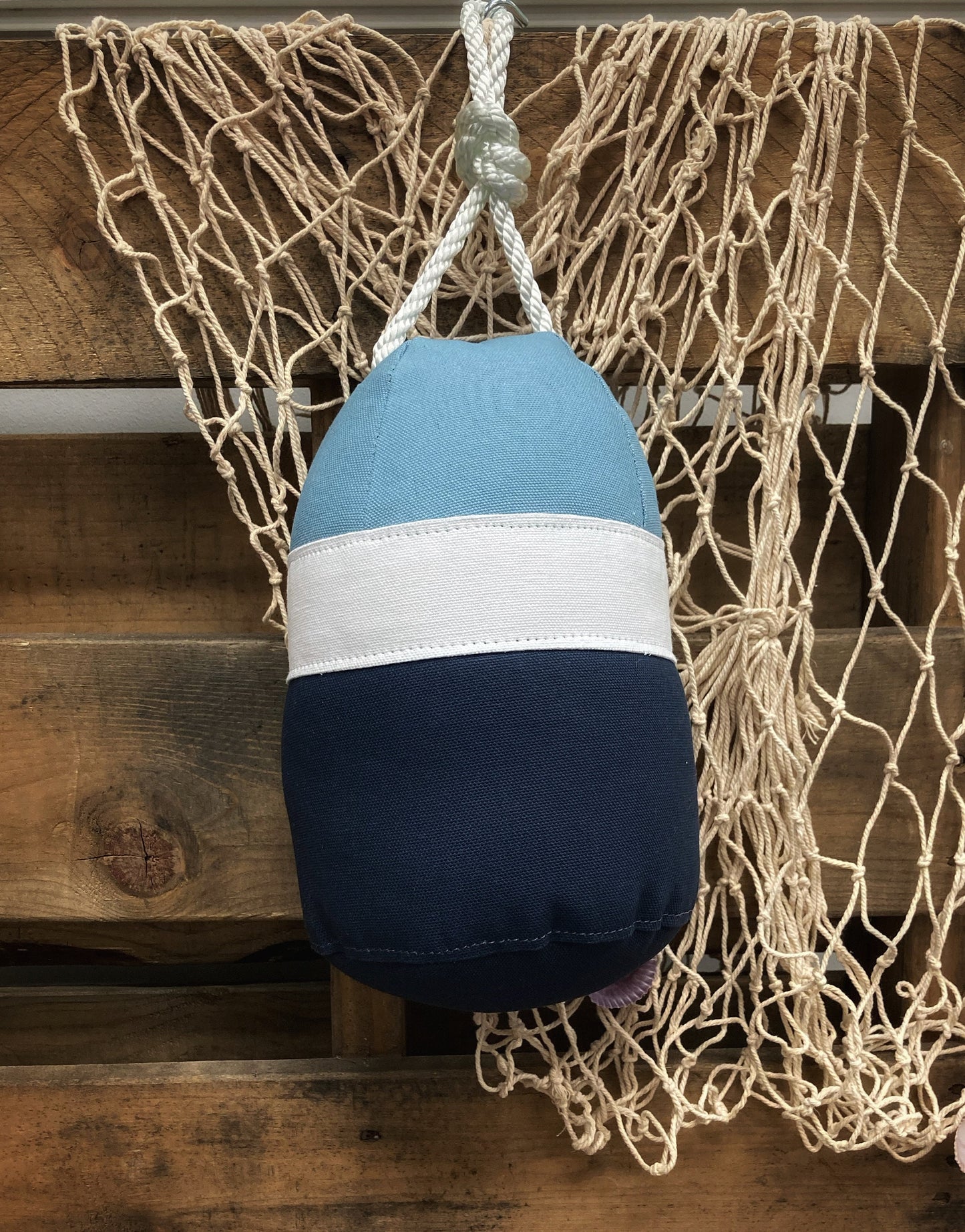 Lobster Buoy - Coastal Pillow, buoy decor, lobster pillow, nautical pillows, beach house decor