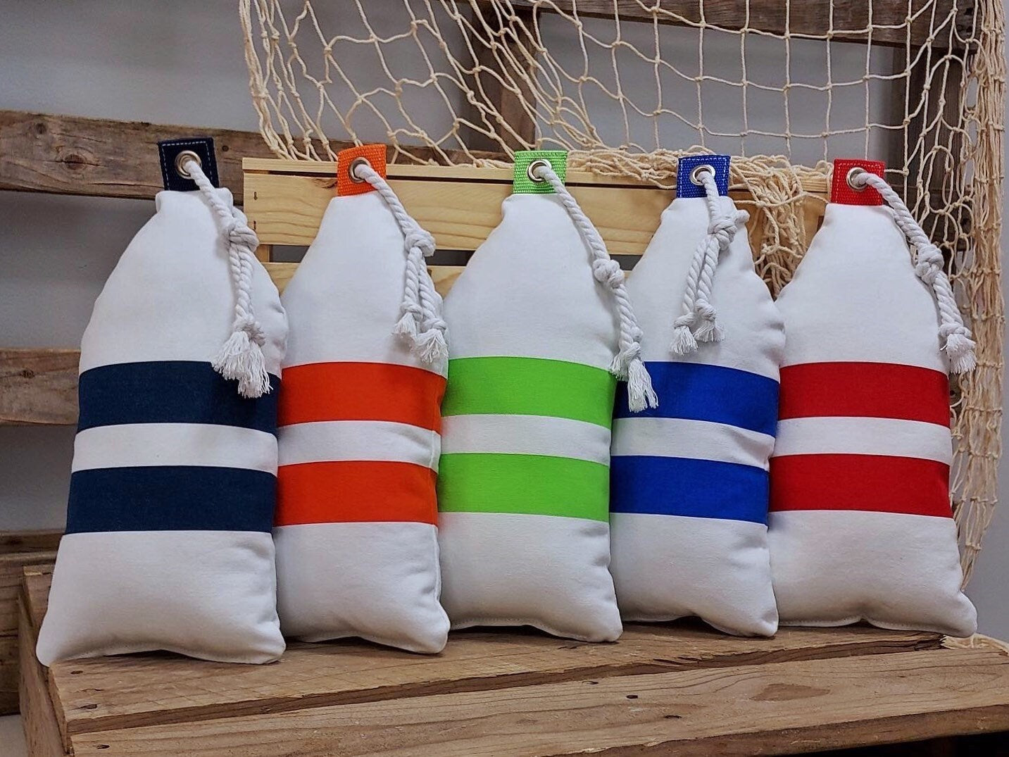 Lobster Buoy Pillows