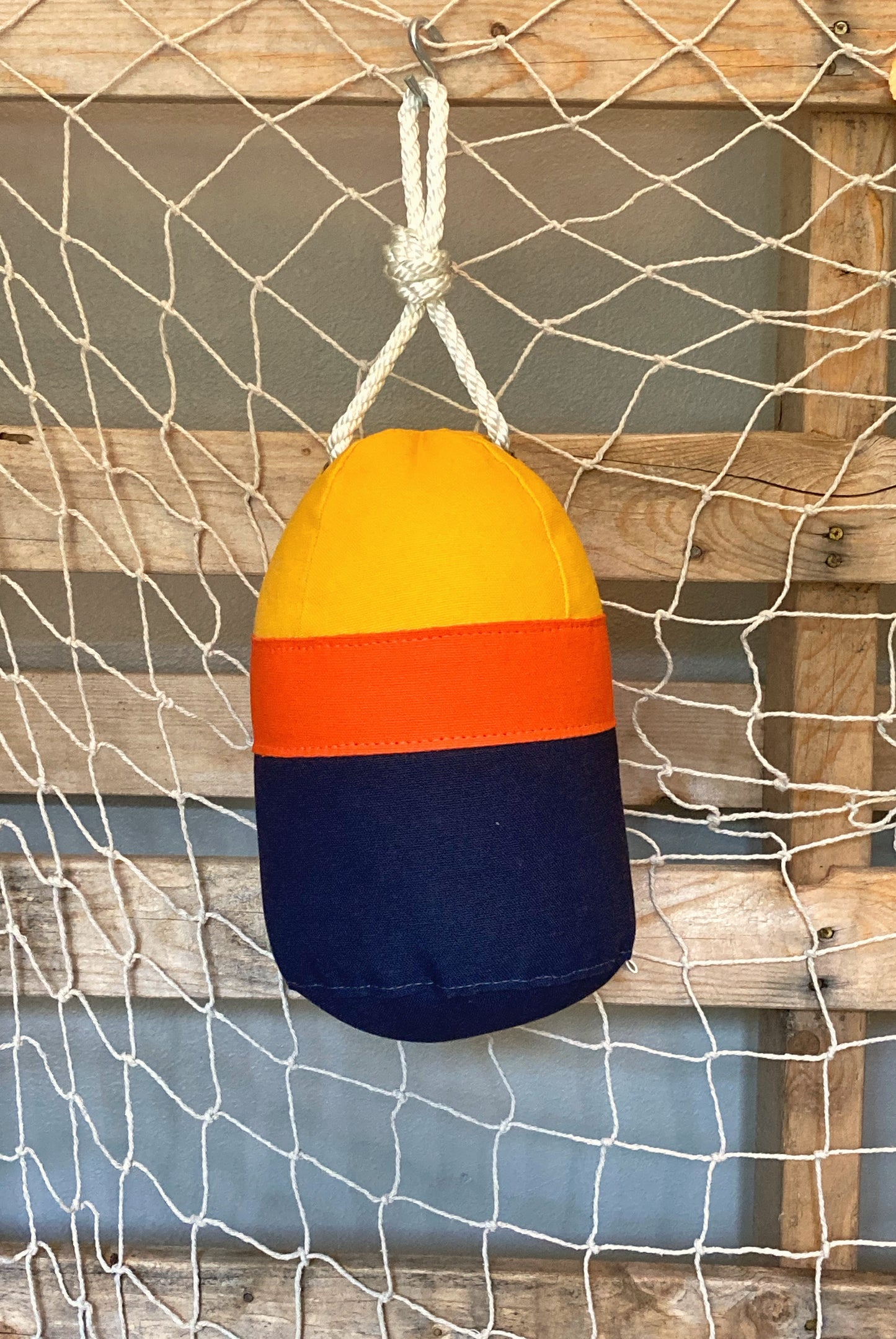 Lobster Buoy - Coastal Pillow, buoy decor, lobster pillow, nautical pillows, beach house decor